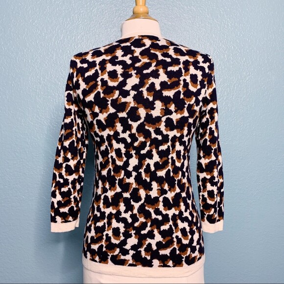 Ann Taylor Animal Print Wool Sweater - Picture 4 of 5